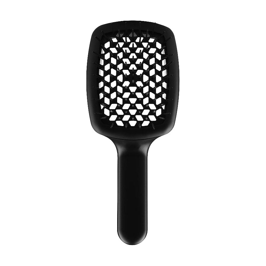 Щітка для волосся Janeke Curvy M, 21.5*8.5 см, чорна (SP508.A NER)