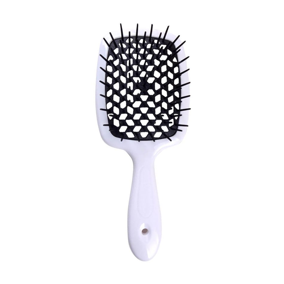 Щітка для волосся Janeke Superbrush 1830 The Original Italian Patent Біло-чорна
