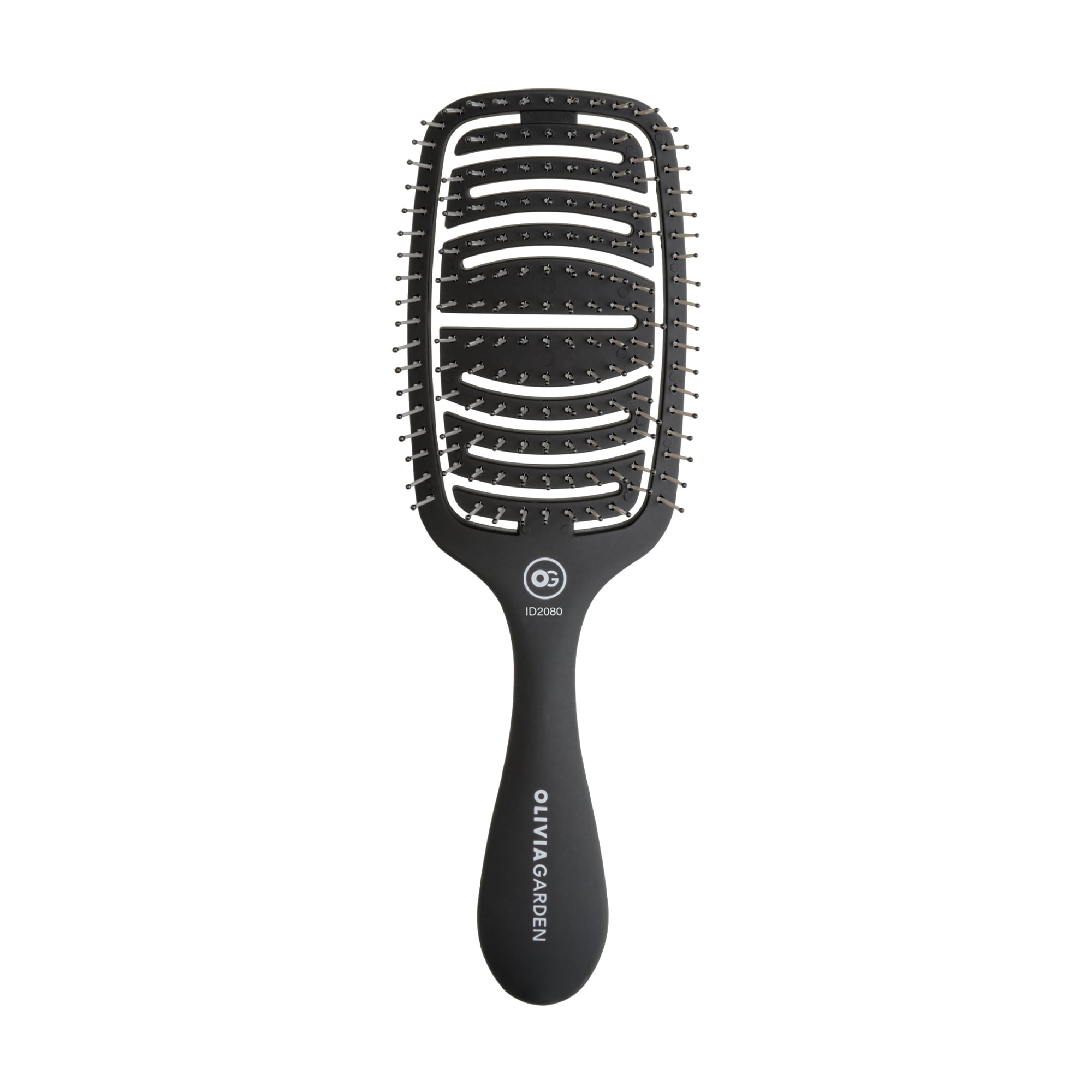 Щітка для волосся Olivia Garden Essential Care Flex Thick Hair Memory Flex Bristles, Matt Black, 1 шт