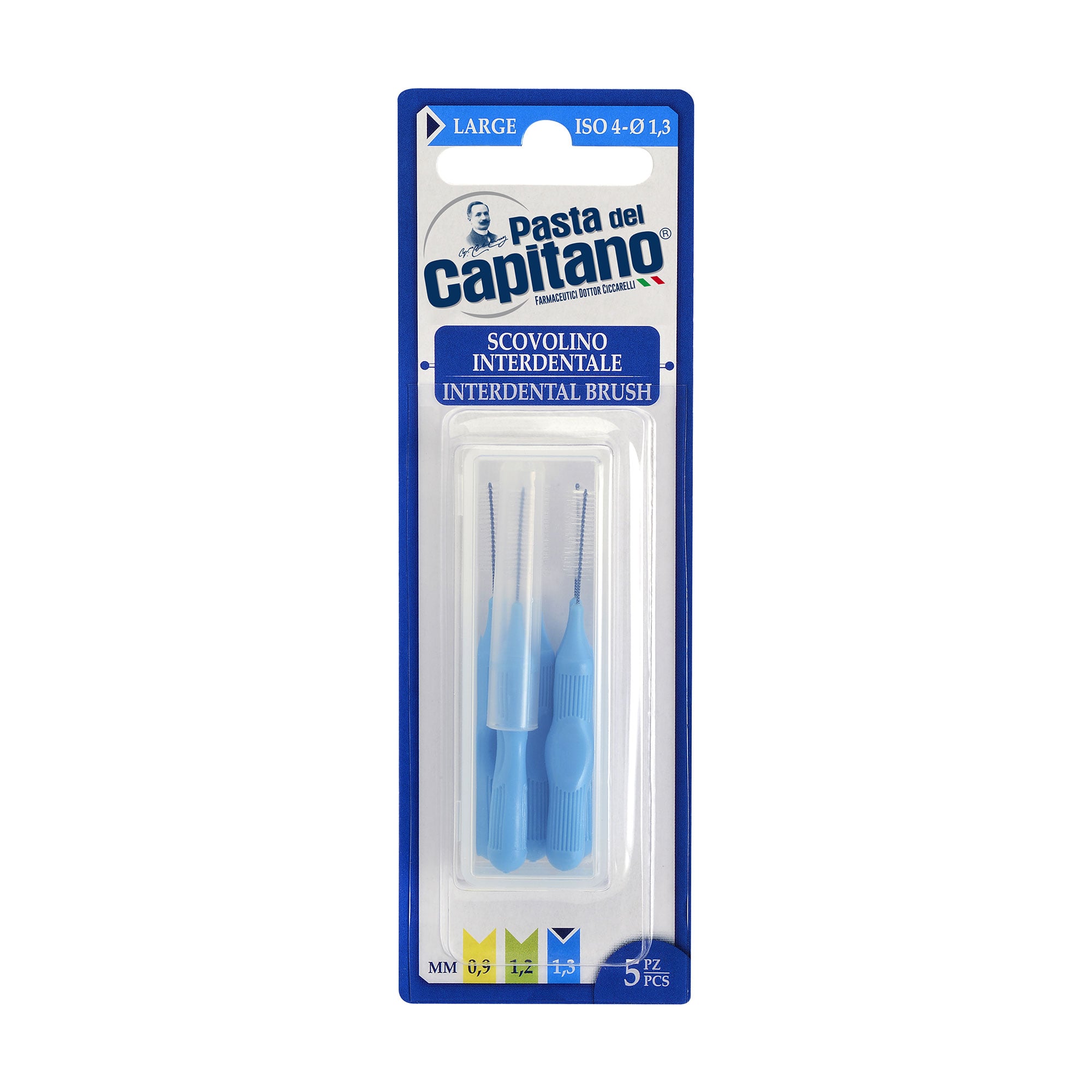 Щітки інтердентальні Pasta del Capitano Interdental Brush Large для міжзубних проміжків, 5 шт