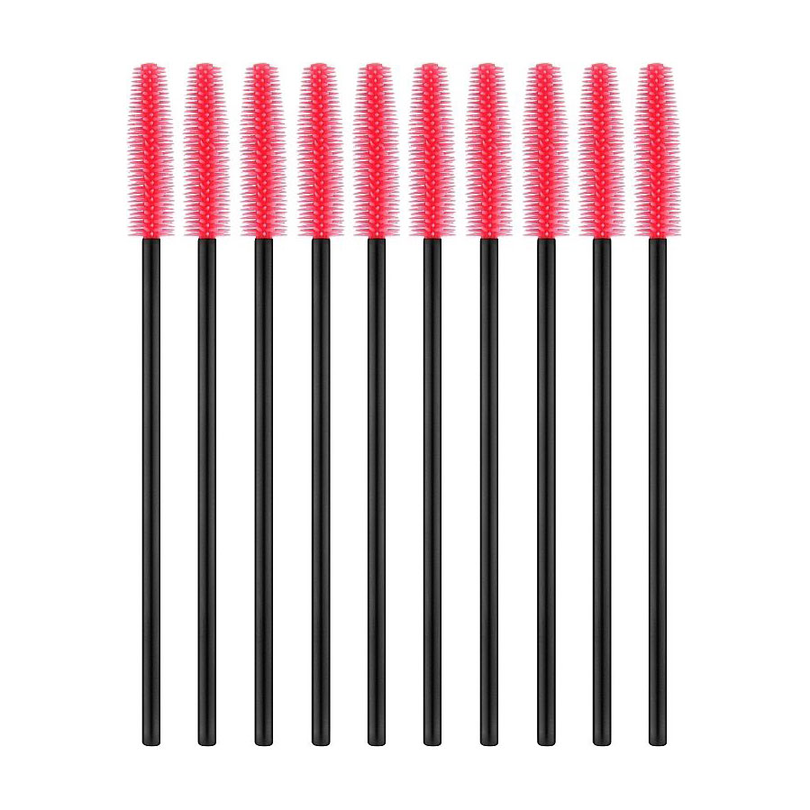 Щіточка для вій Vivienne силіконова, червона, 10 шт (rs1733493)