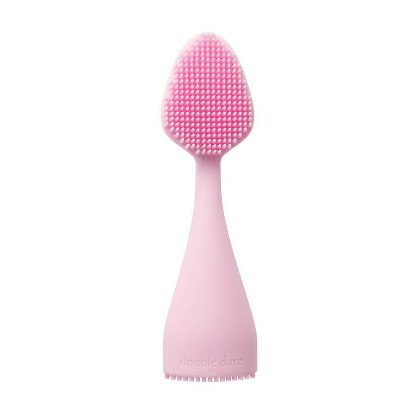 Щіточка масажна силіконова для обличчя Double Dare I.M. Buddy Face Innovative Multi-Functional маленька, рожева, 1 шт