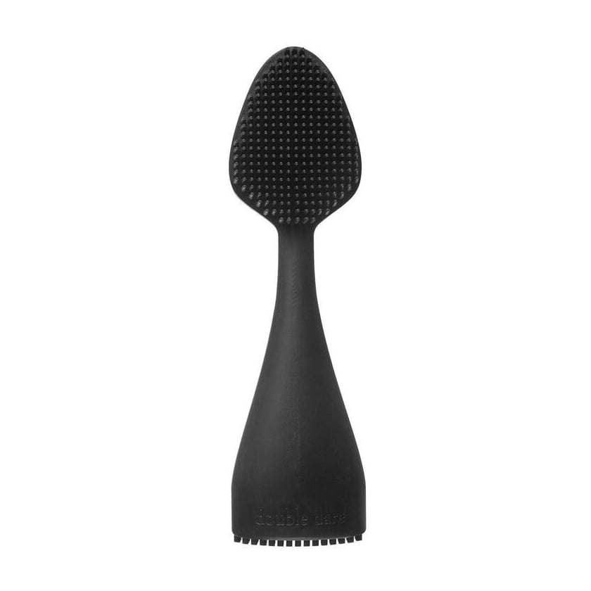 Щіточка масажна силіконова для обличчя Double Dare I.M. Buddy Face Innovative Multi-Functional Face маленька, чорна, 1 шт