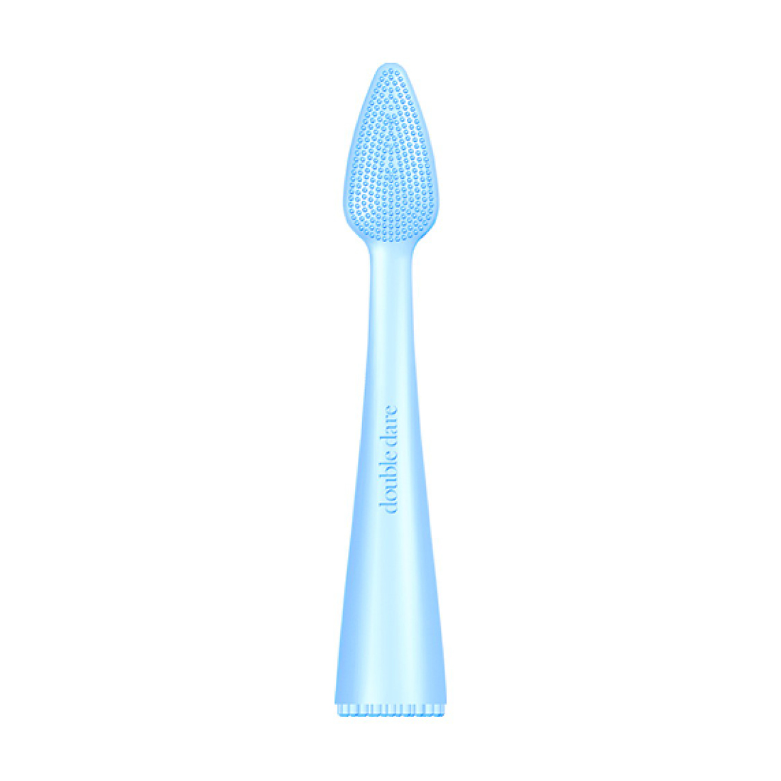 Щіточка масажна силіконова для Т-зони Double Dare Innovative Multi-Functional Buddy Mini, Pastel Blue, Блакитна, 1 шт