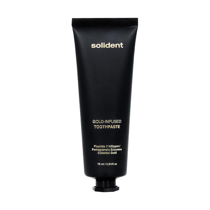 Щоденна зубна паста Solident Gold-Infused Toothpaste з колоїдним золотом, 75 мл