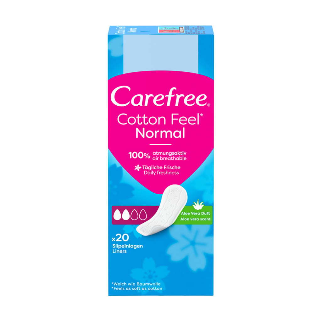 Щоденні гігієнічні прокладки Carefree Cotton Feel Aloe, 20 шт