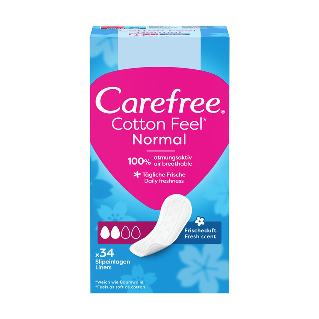Щоденні гігієнічні прокладки Carefree Cotton Feel Normal, 34 шт