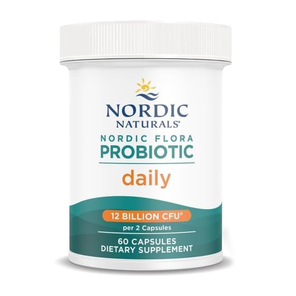 Щоденні пробіотики Nordic Naturals Nordic Flora Probiotic Daily 12 млрд КУО, 60 капсул