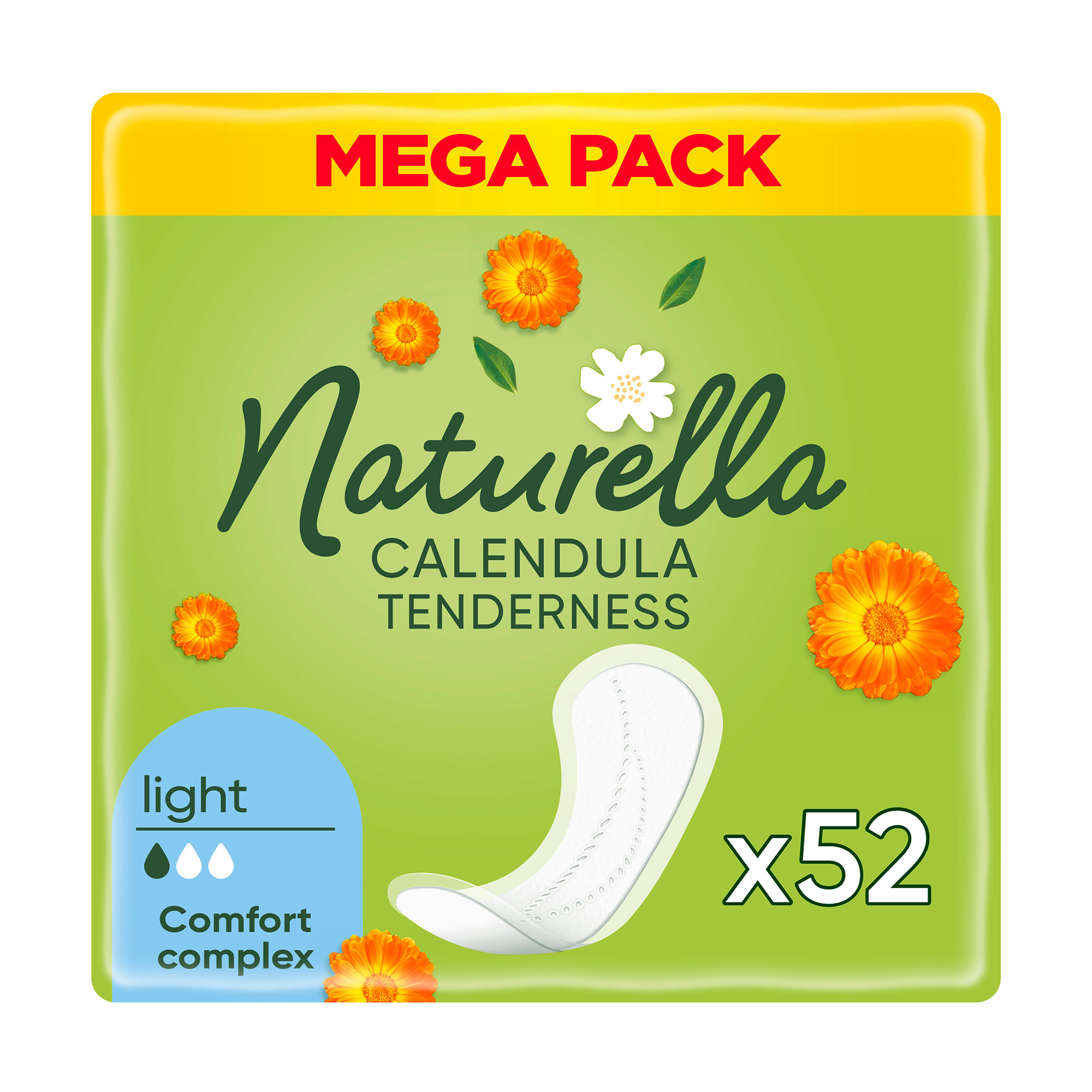 Щоденні прокладки Naturella Calendula Tenderness Light, 52 шт