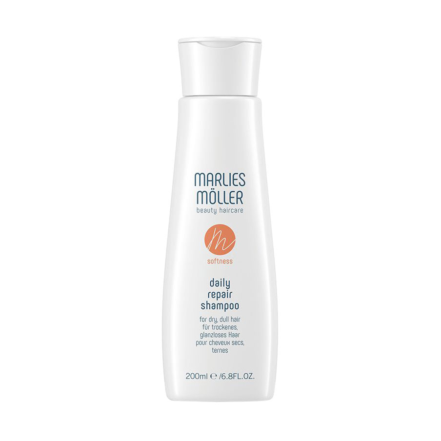 Щоденний відновлювальний шампунь Marlies Moller Softness Daily Repair Shampoo для сухого та тьмяного волосся, 200 мл