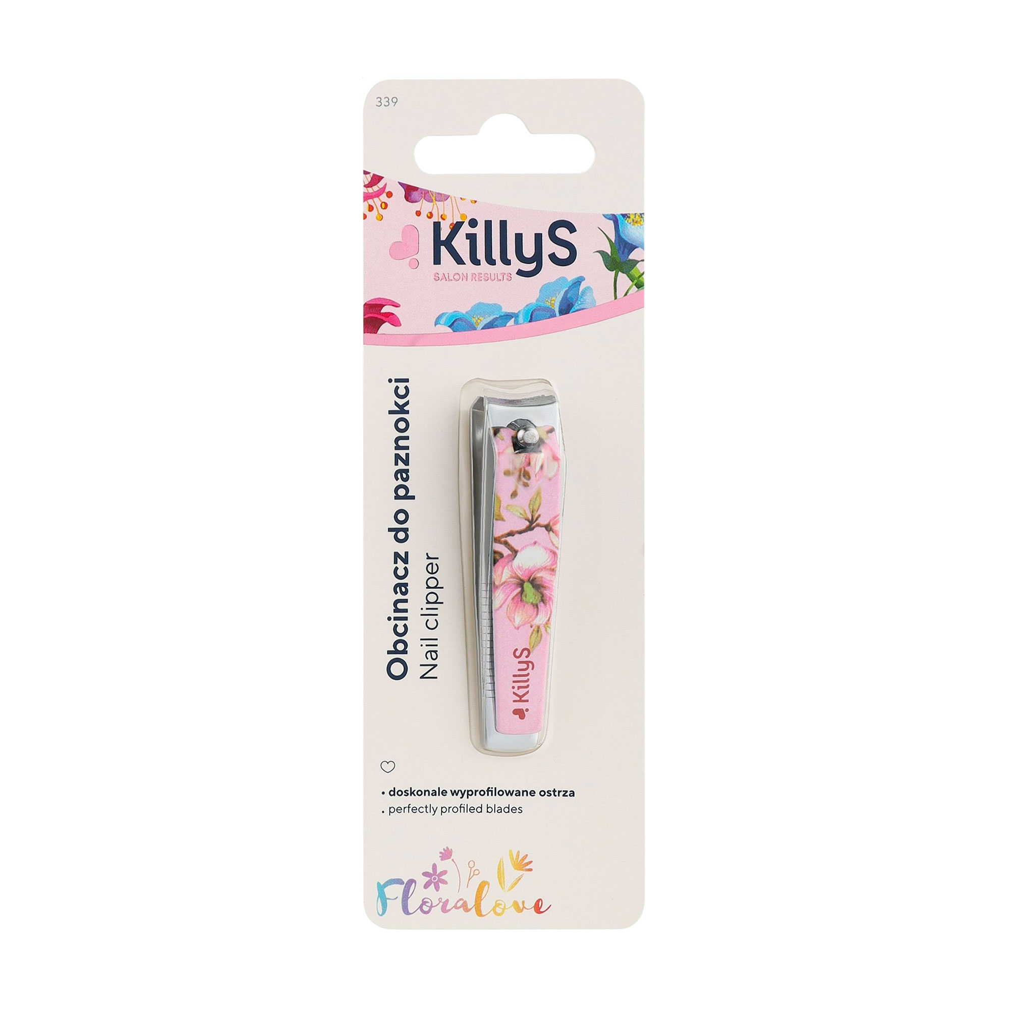 Щипчики для нігтів KillyS Floralove Nail Clipper квітковий візерунок (500339)
