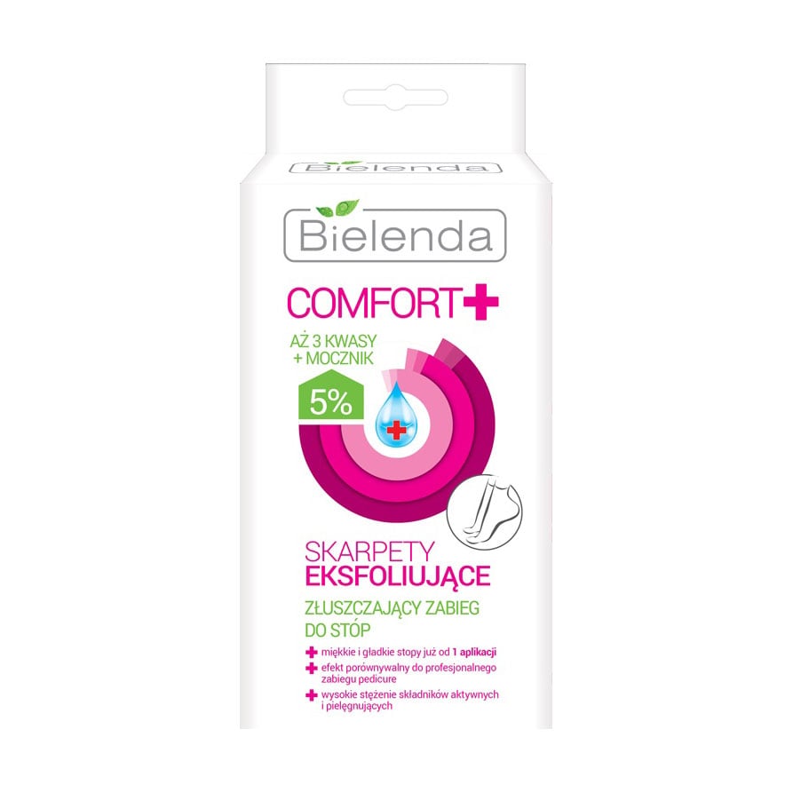 Шкарпетки Bielenda Comfort Exfoliating Socks Ексфоліант, 2*20 мл