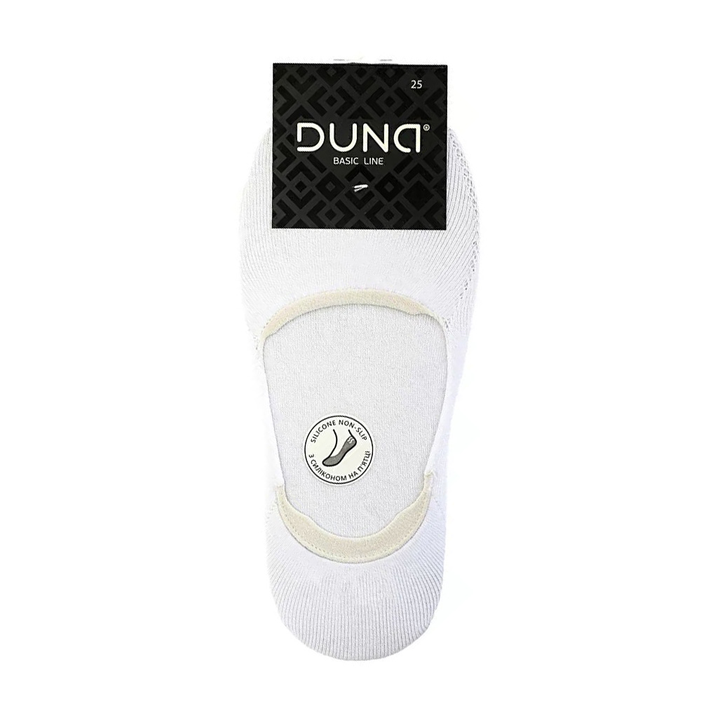 Шкарпетки чоловічі Duna 2219 сліди, білі, розмір 25