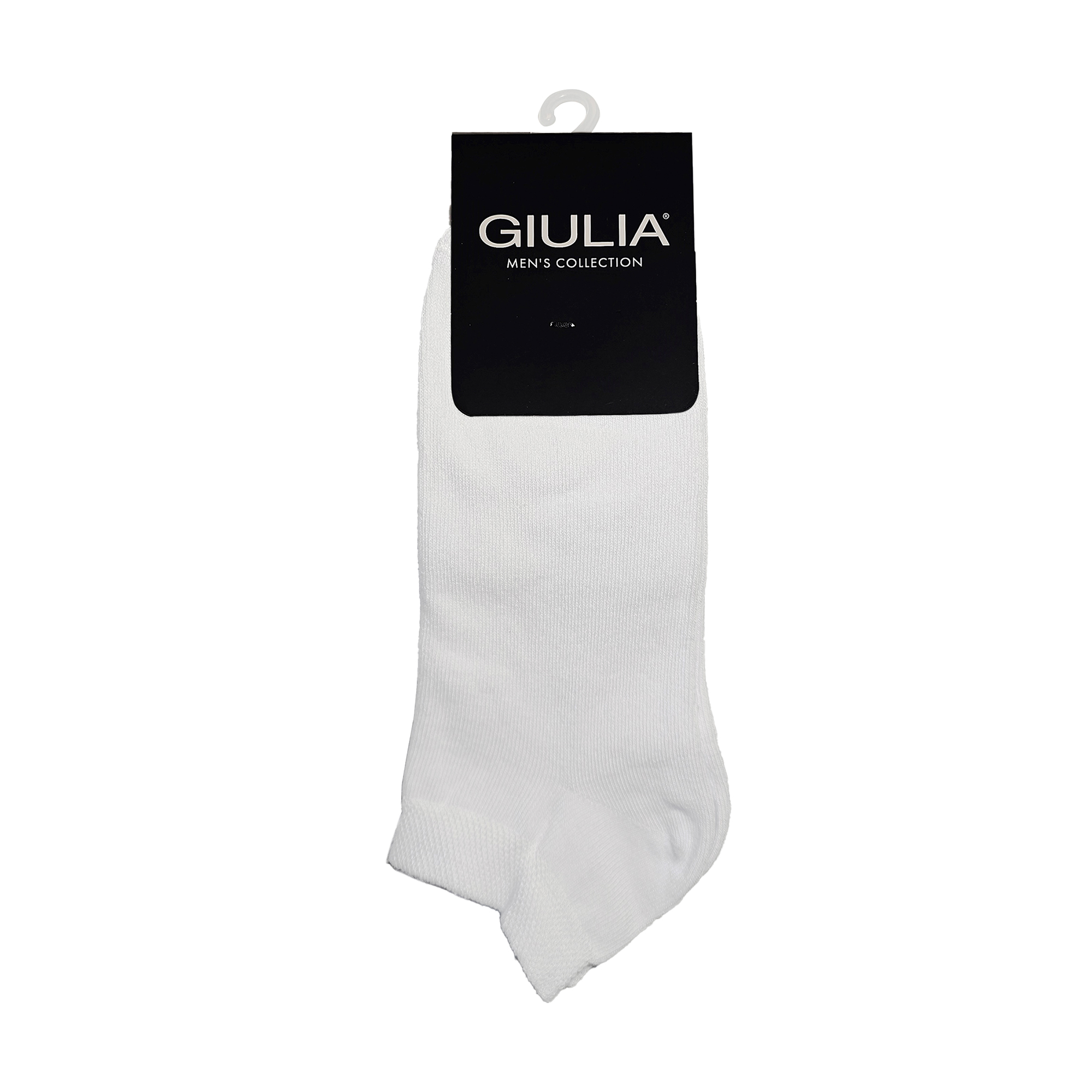 Шкарпетки чоловічі Giulia MS1 Classic, низькі, білі, розмір 39-42