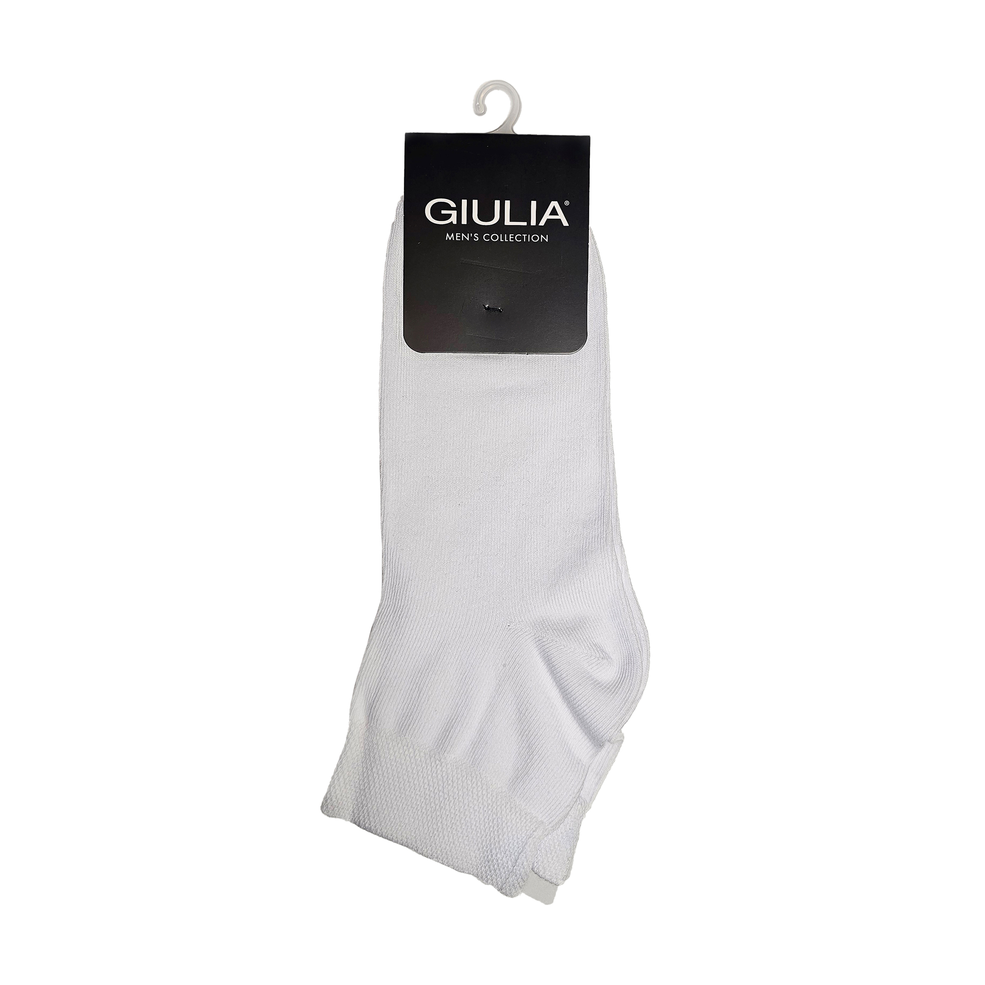 Шкарпетки чоловічі Giulia MS2 Classic, середні, білі, розмір 43-46