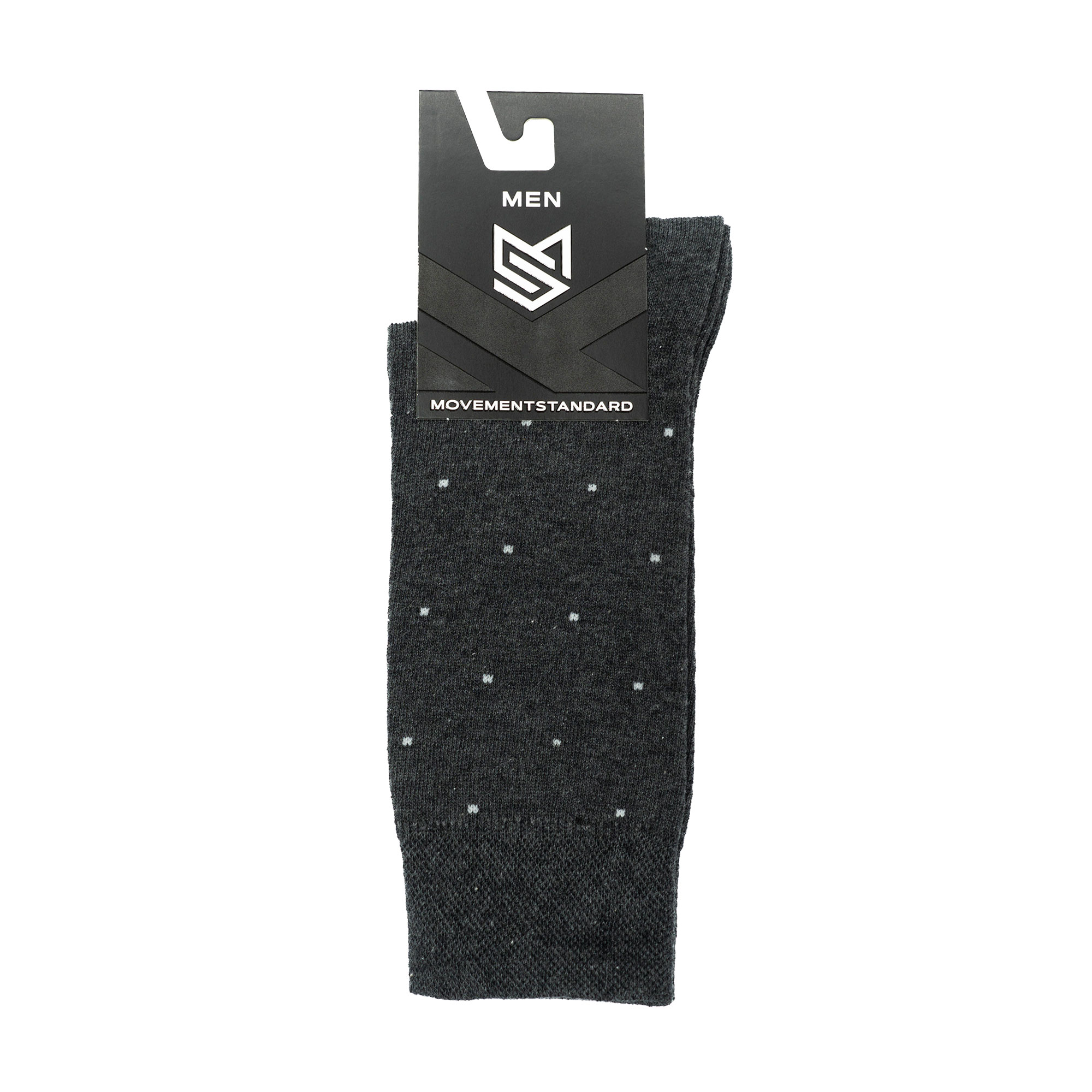 Шкарпетки чоловічі MovementStandard MS M0201S класичні, 15 темно-сірі меланж, розмір 44-45
