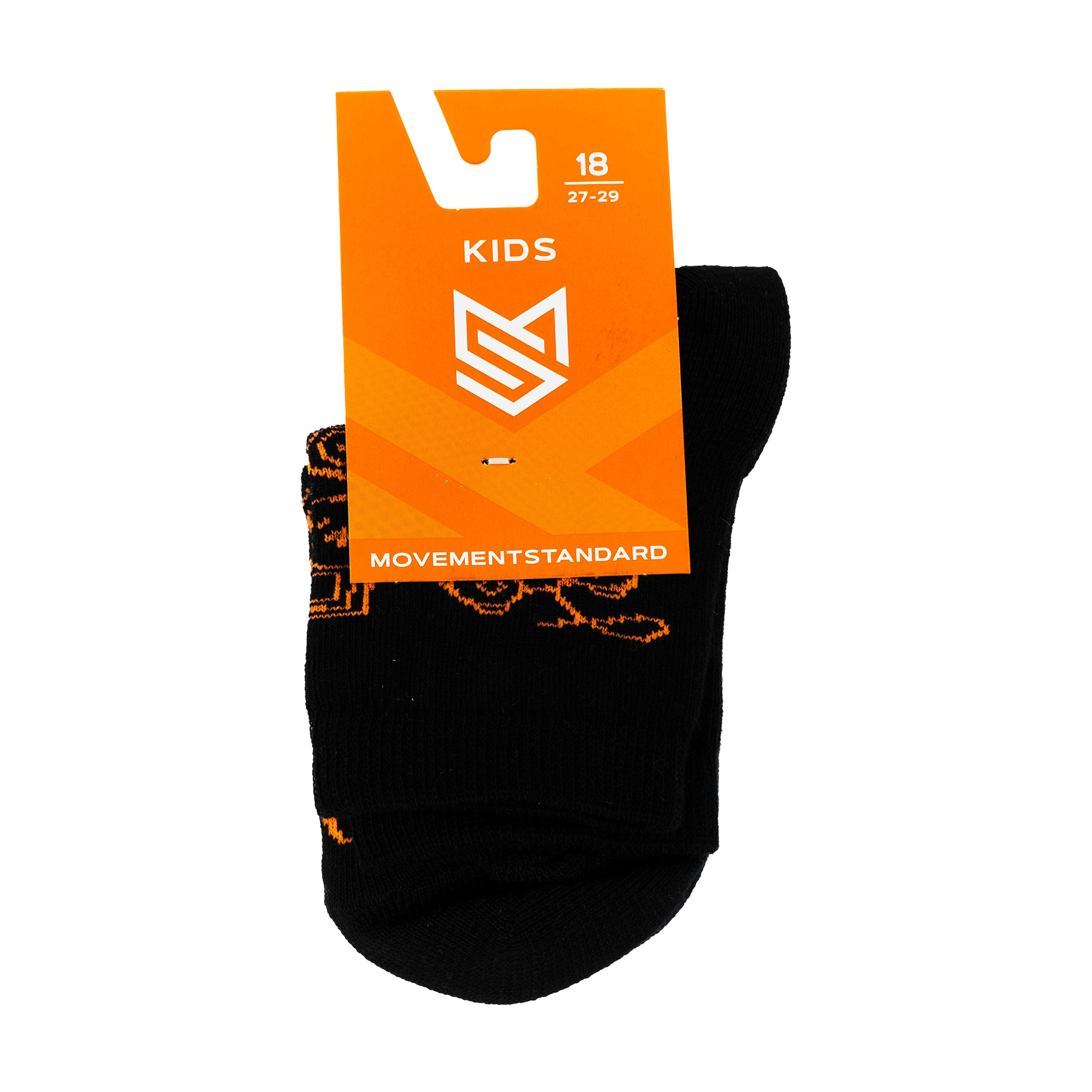 Шкарпетки дитячі MovementStandard M0402S, 35 чорні, розмір 16