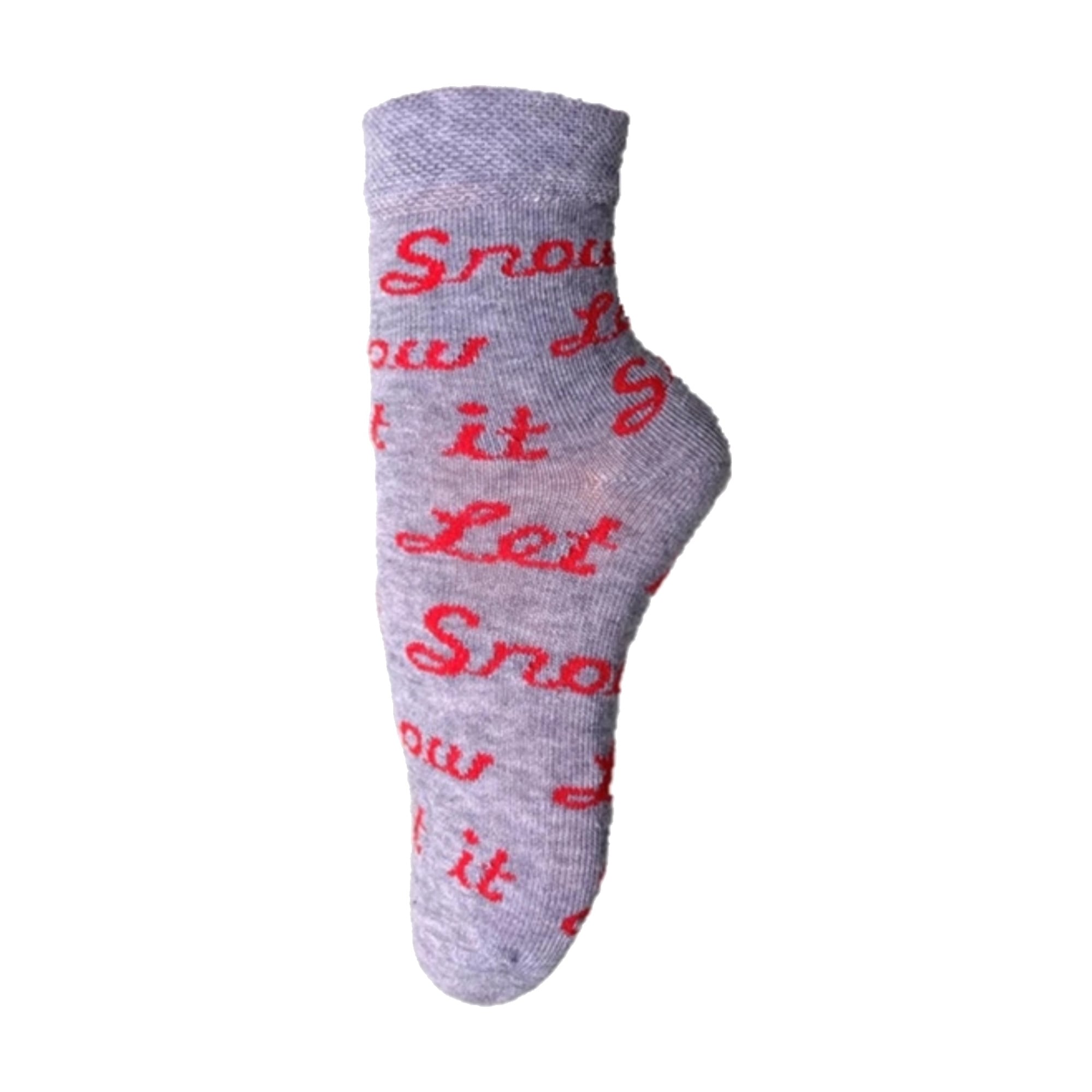 Шкарпетки дитячі Siela KS3 New Year 2101, Light Grey Melange, розмір 24-29