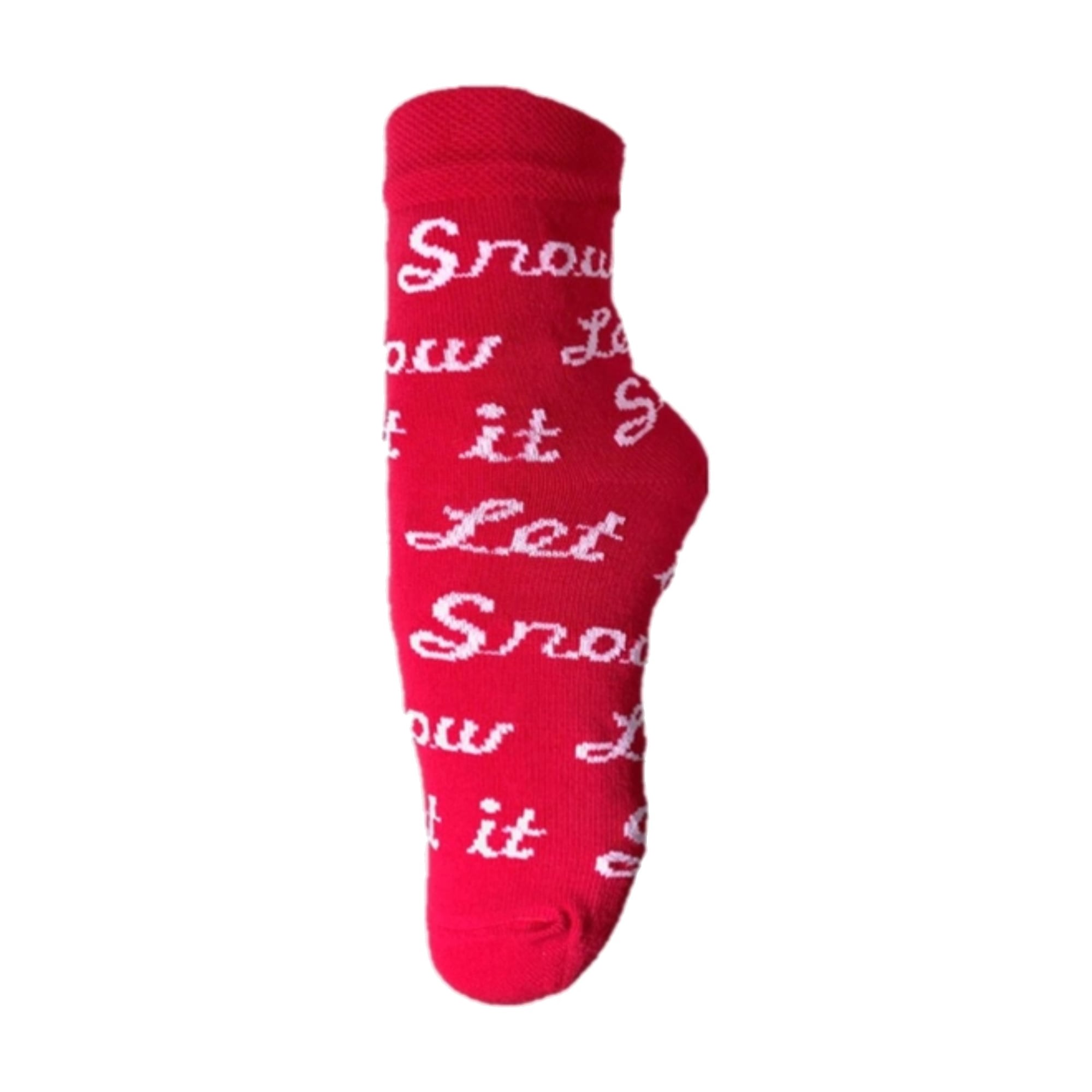 Шкарпетки дитячі Siela KS3 New Year 2101, Red, розмір 30-35