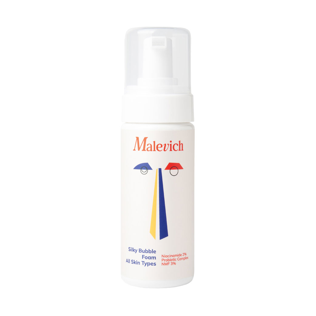 Шовкова пінка для вмивання Malevich Silky Bubble Foam з пробіотиками, 150 мл