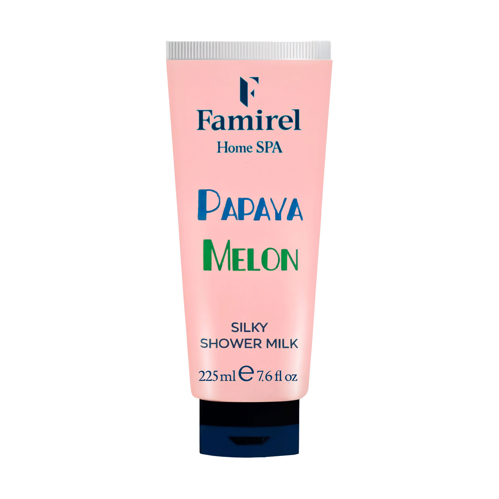 Шовкове молочко для душу Famirel Home SPA Silky Shower Milk, Papaya &amp; Melon, 225 мл