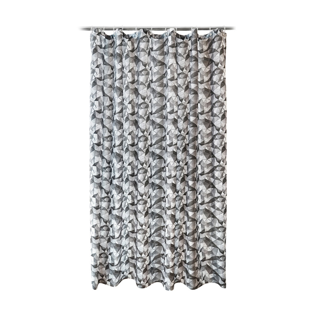 Шторка для ванної кімнати TIANA KRAINE Diamond 3D з 16 кільцями, 240*200 см (ТК019)