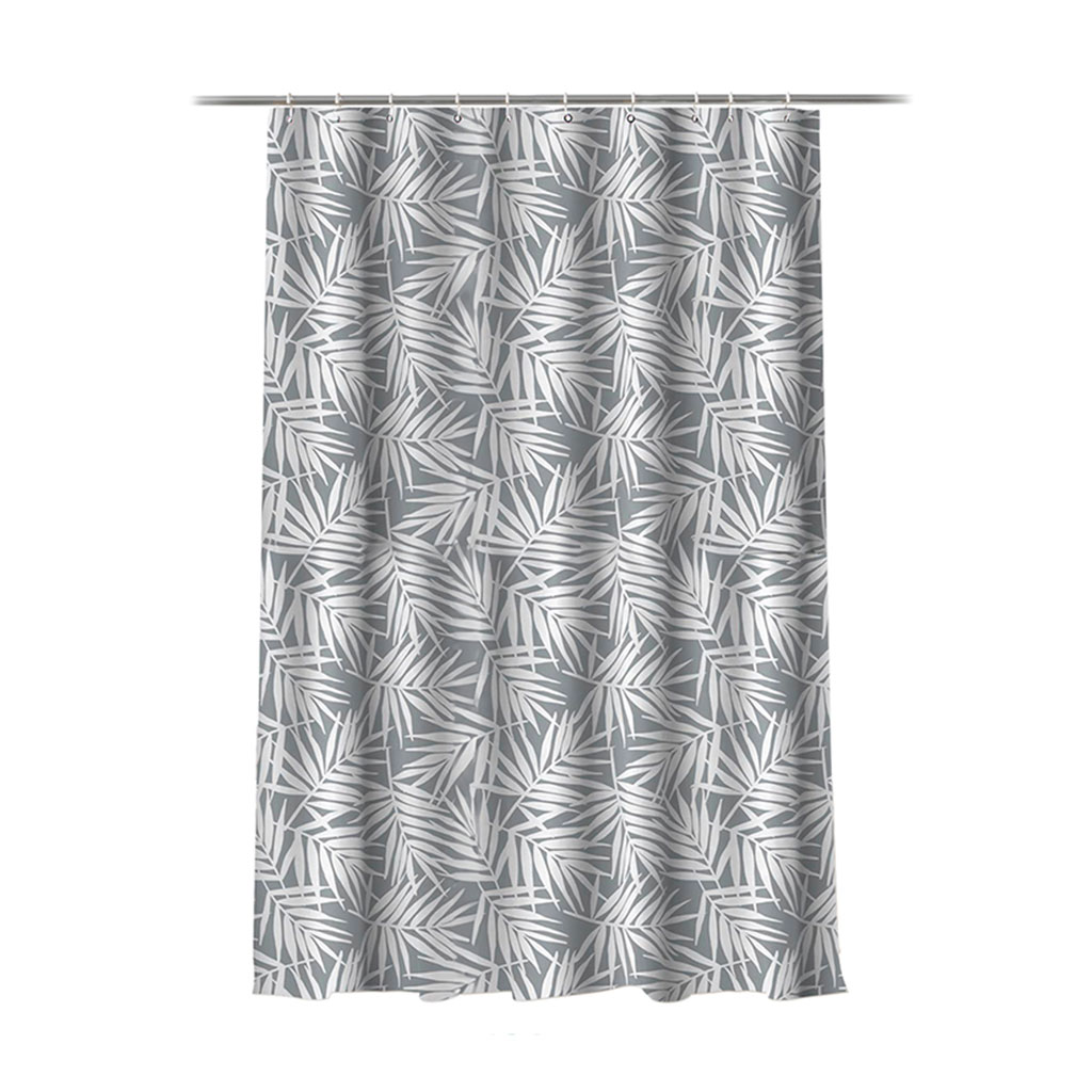 Шторка для ванної кімнати WOKO Palm з 12 кільцями, 180*180 см (WK7094A)