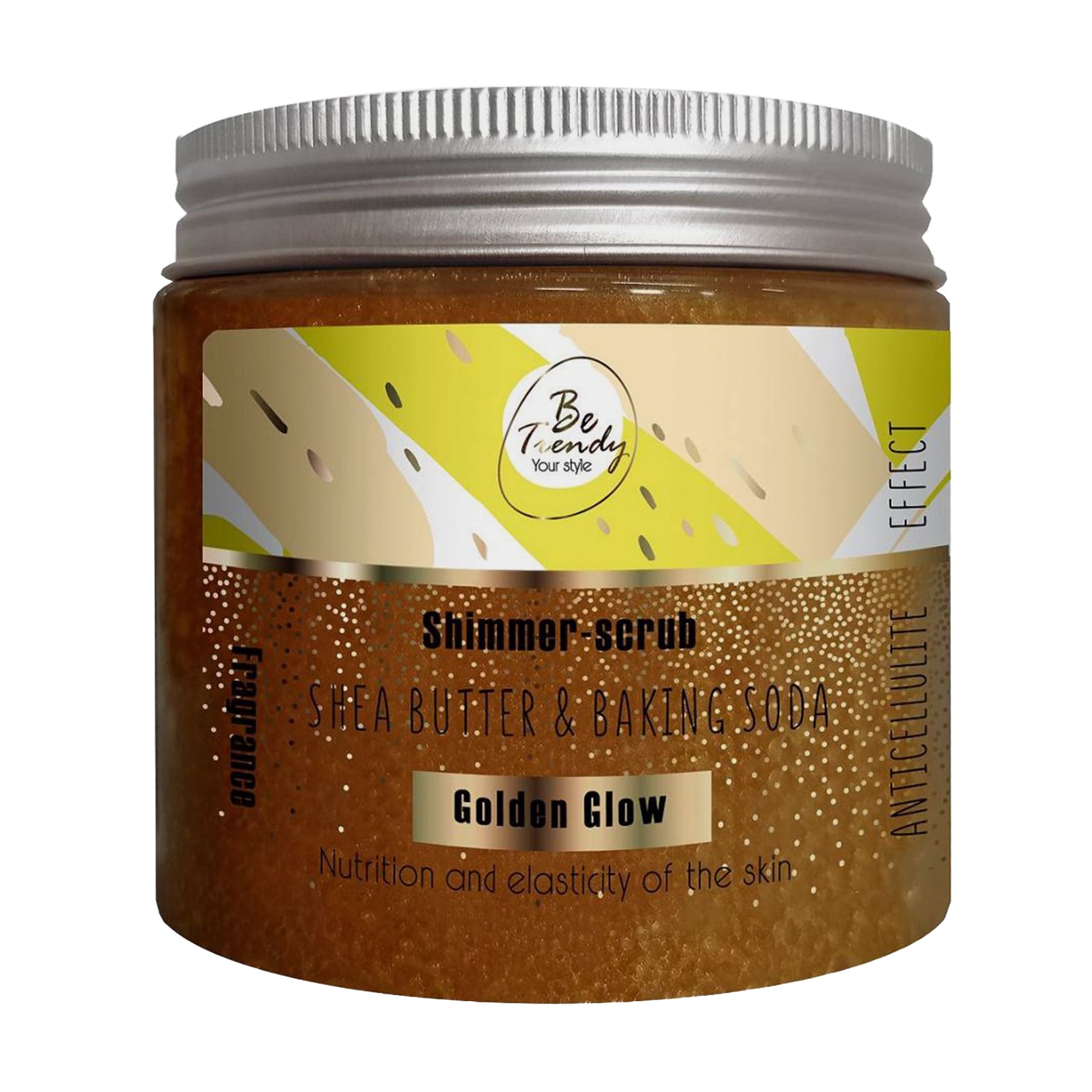 Шимер-скраб для тіла Be Trendy Shimmer Scrub Golden Glow, 300 г