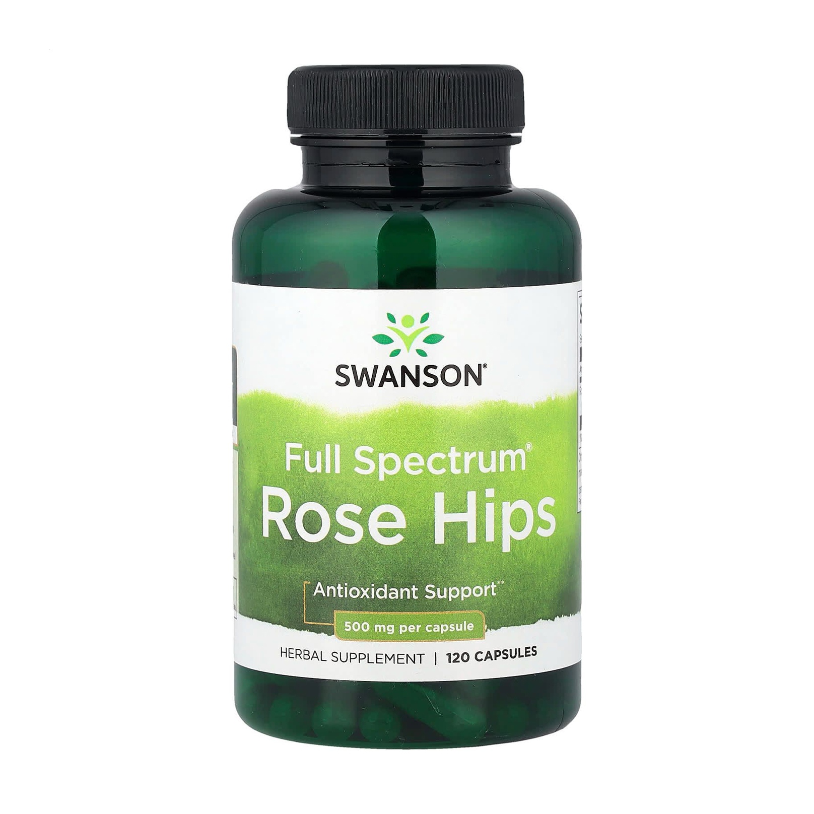 Шипшина Swanson Full Spectrum Rose Hips 500 мг, 120 капсул
