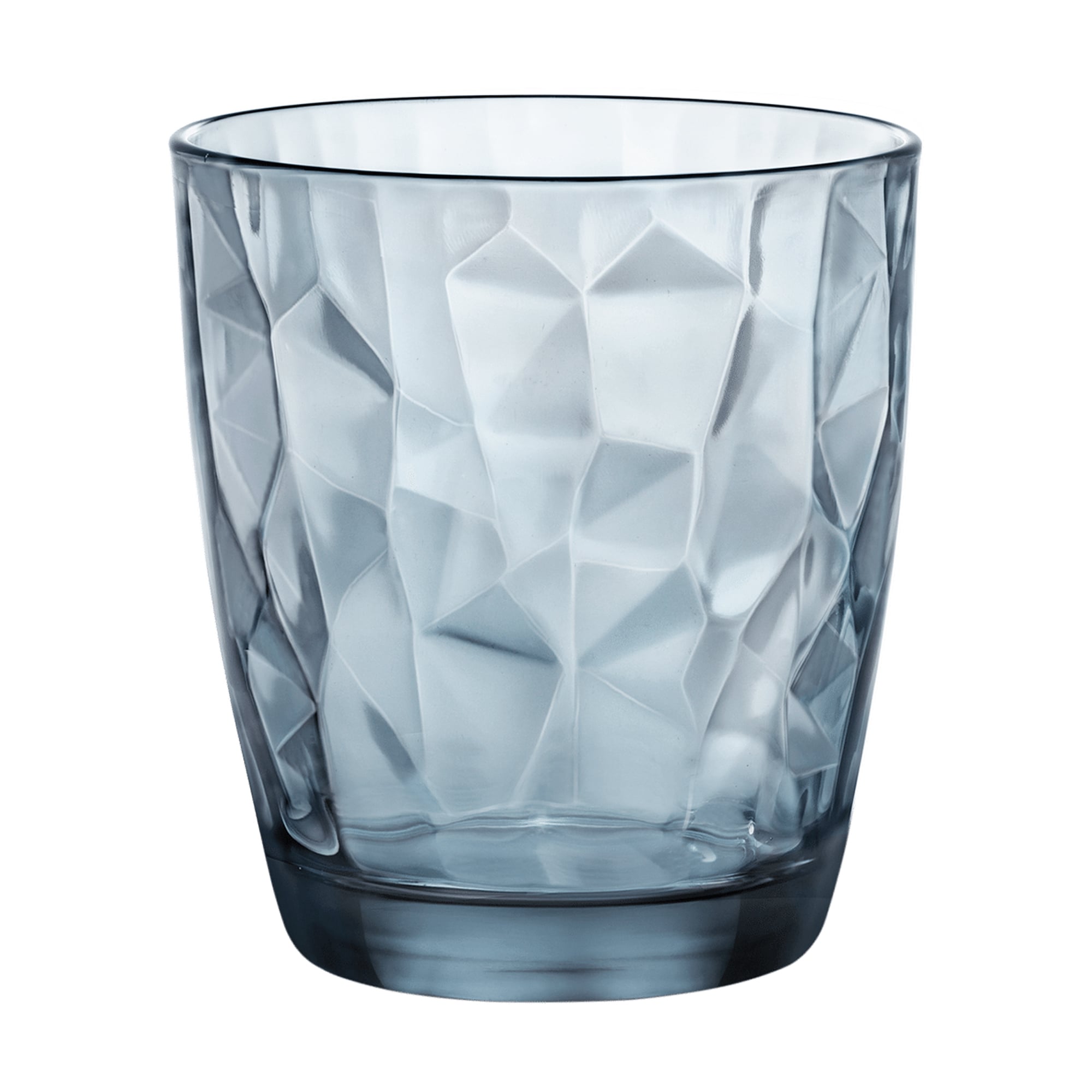 Склянка низька для напоїв та води Bormioli Rocco Diamond Ocean Blue, 390 мл (302259M02321990)