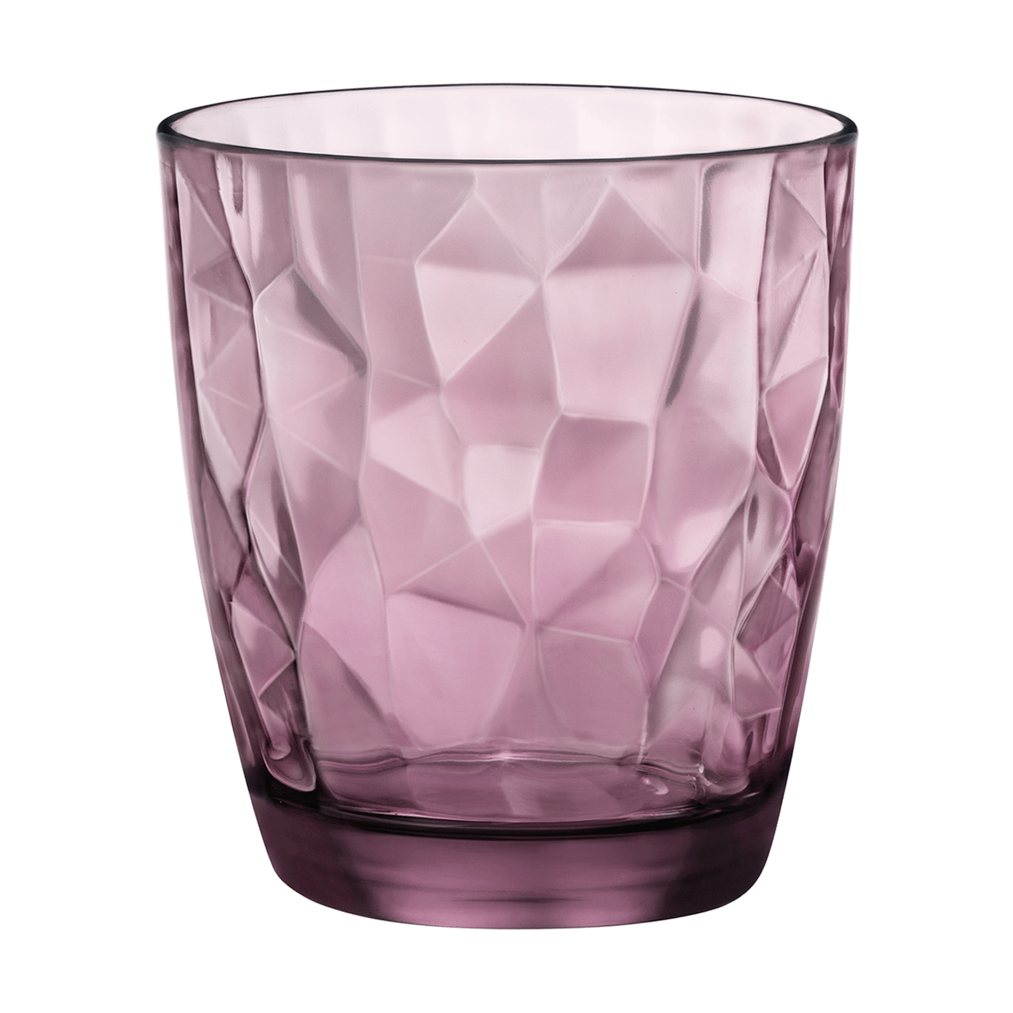 Склянка низька для напоїв та води Bormioli Rocco Diamond Rock Purple, 390 мл (302258M02321990)