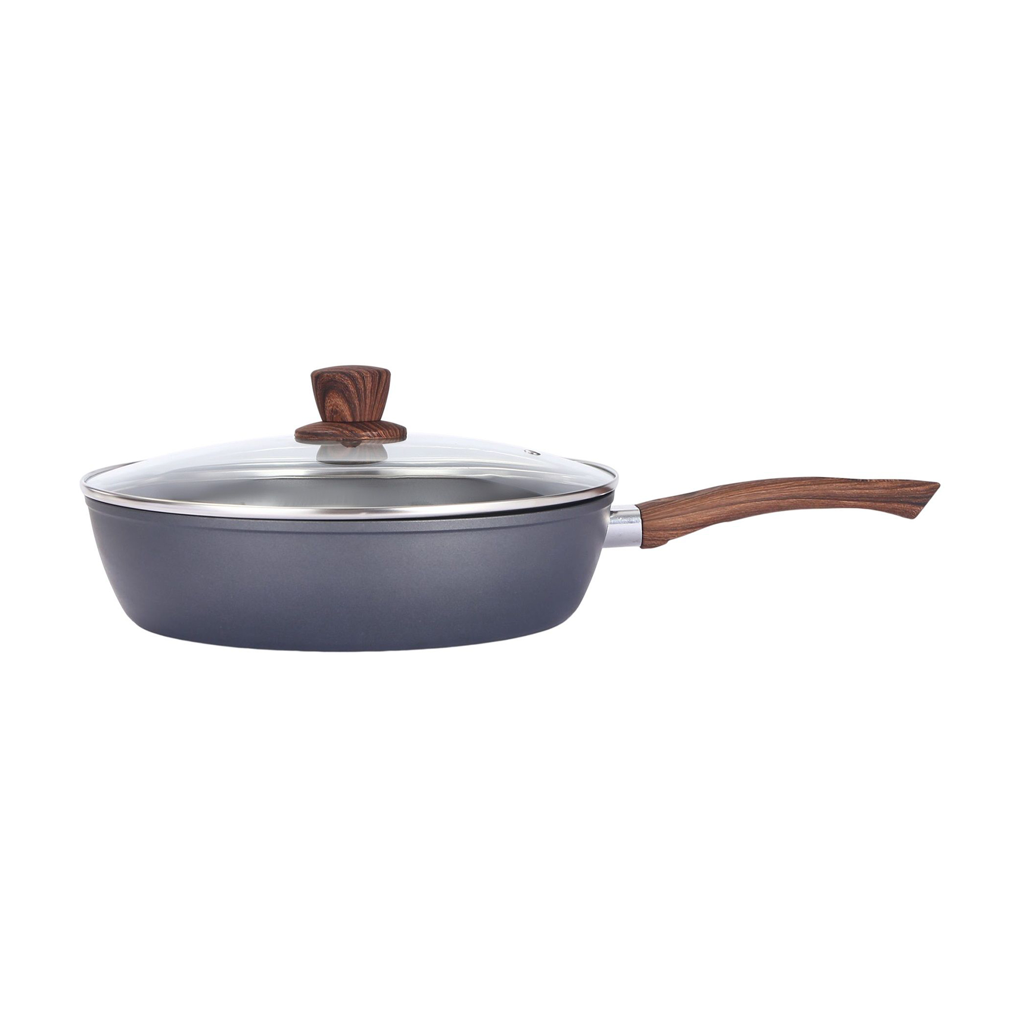 Сковорода BRAVO CHEF глибока, з кришкою, 28 см (BC-1101-28/L)
