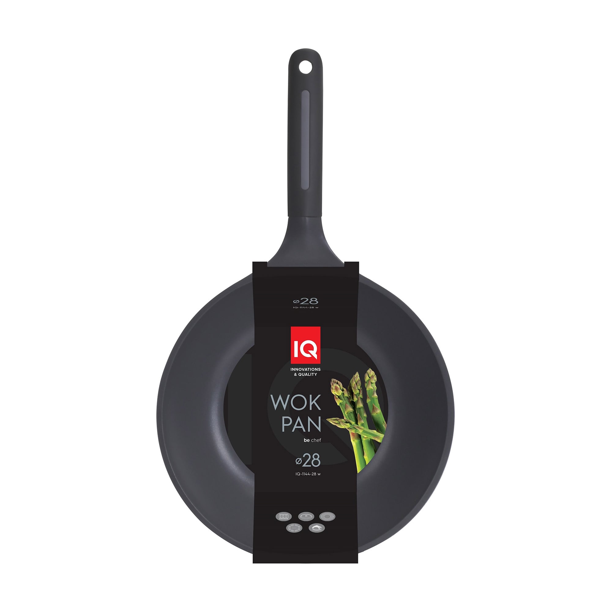 Сковорода IQ Be Chef Wok без кришки, 28 см (IQ-1144-28 w)