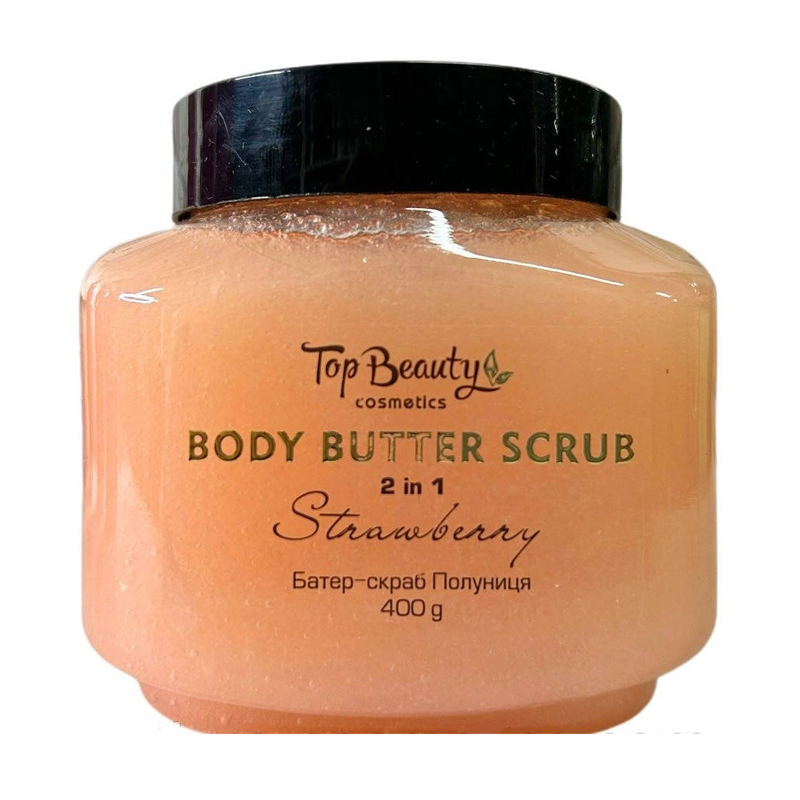 Скраб-батер для тіла Top Beauty Body Butter Scrub Полуниця, 400 г