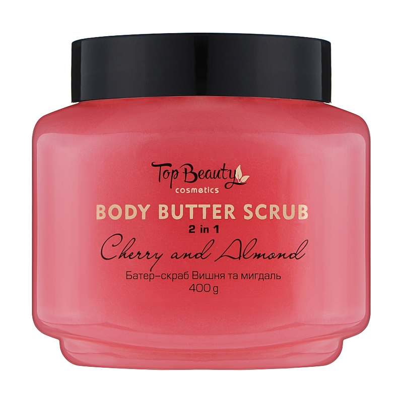 Скраб-батер для тіла Top Beauty Body Butter Scrub Вишня та мигдаль, 400 г