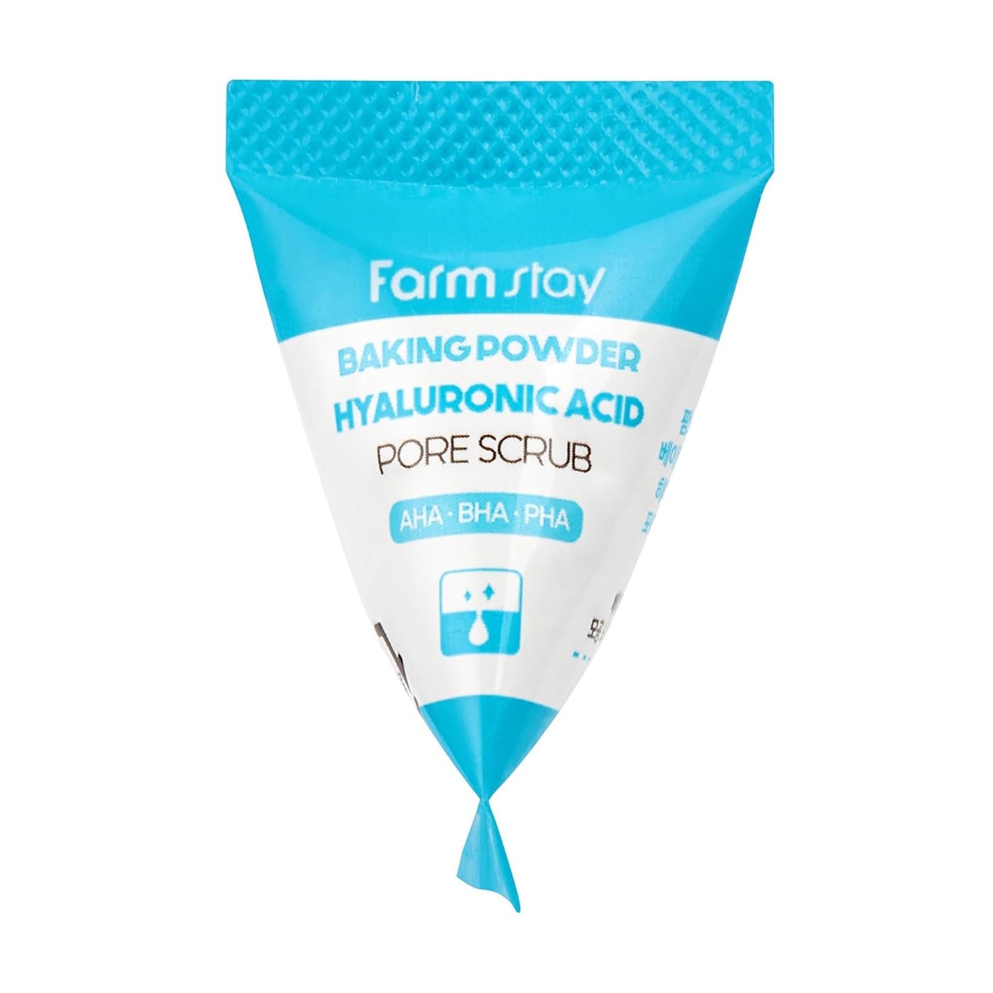 Скраб для обличчя FarmStay Baking Powder Hyaluronic Acid Pore Scrub з гіалуроновою кислотою, 7 г