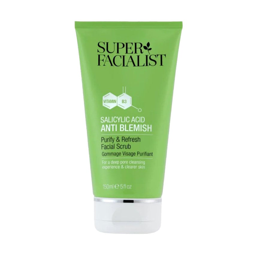 Скраб для обличчя Super Facialist Salicylic Acid Anti Blemish Purify &amp; Refresh Face Scrub із саліциловою кислотою, 150 мл