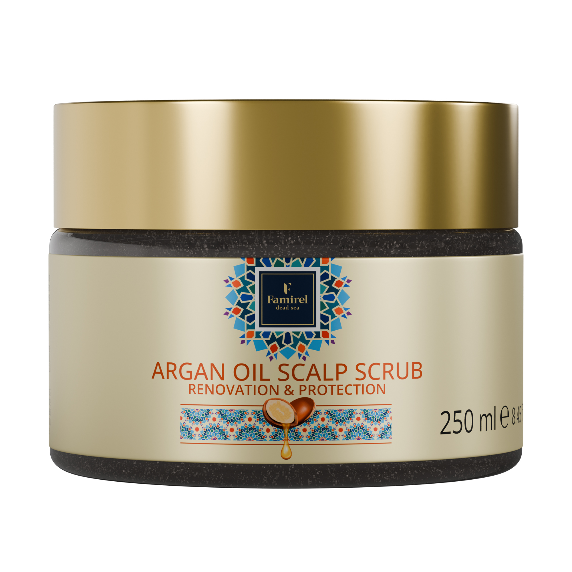 Скраб для шкіри голови Famirel Argan Oil Scalp Scrub з аргановою олією, 250 мл