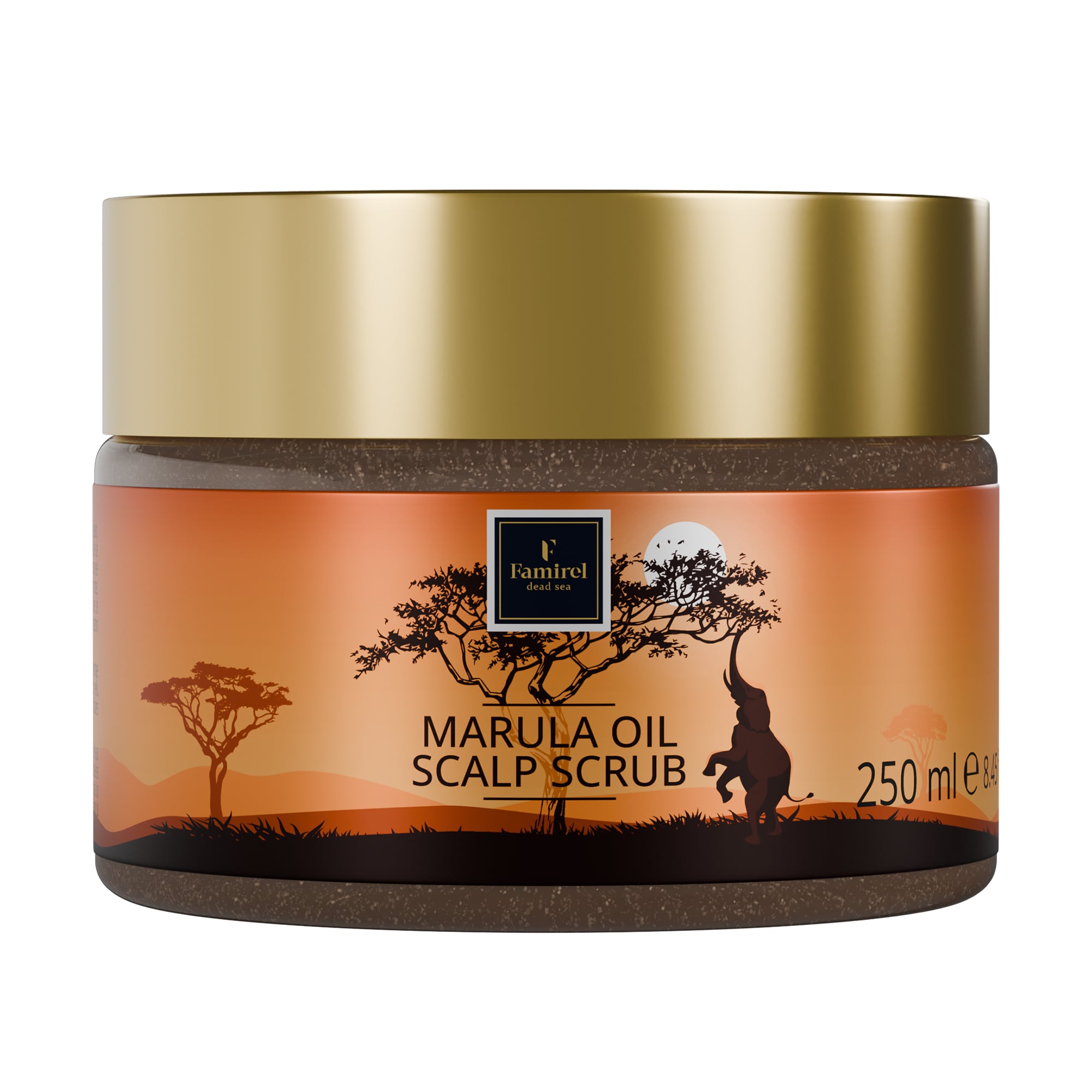 Скраб для шкіри голови Famirel Marula Oil Scalp Scrub з олією марули, 250 мл