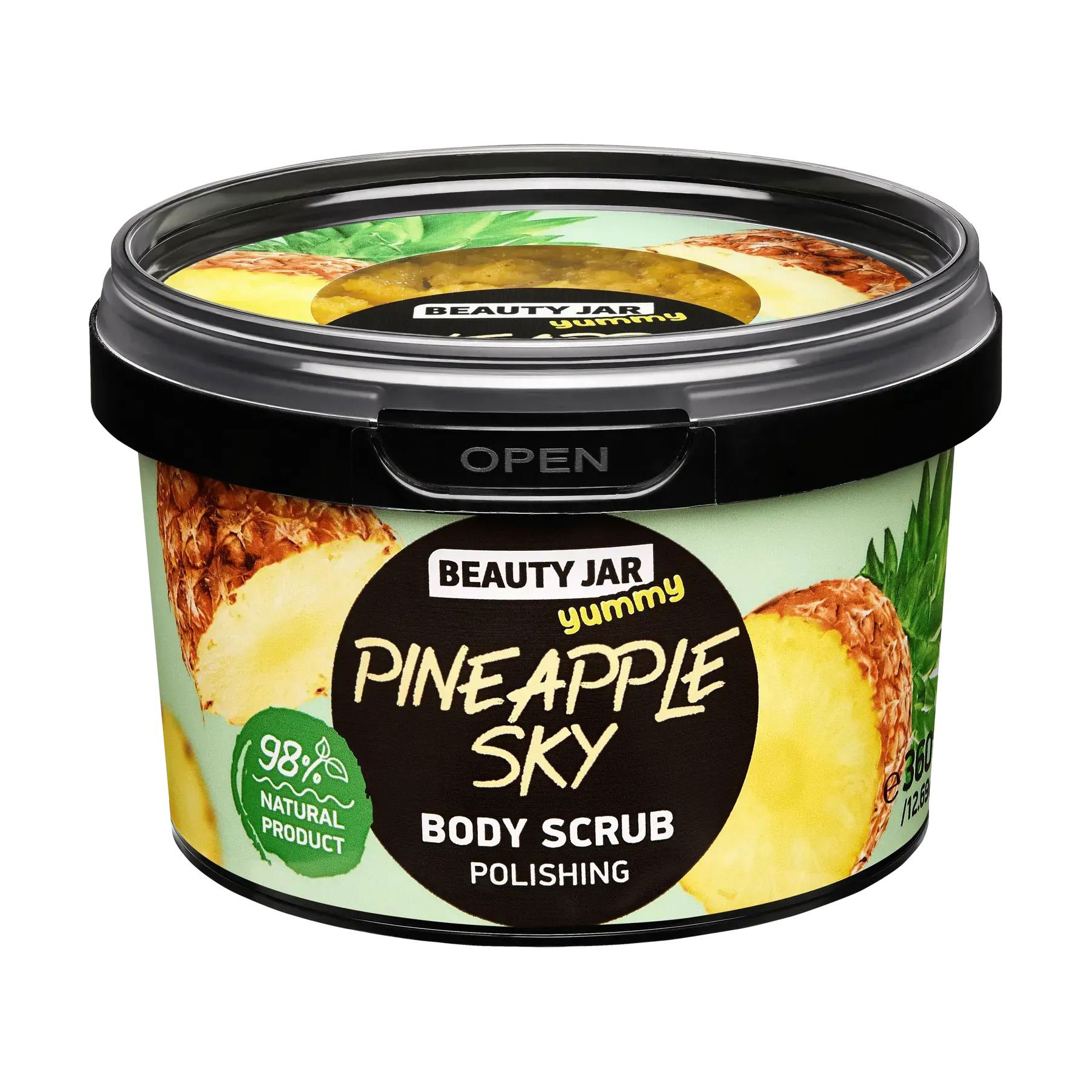 Скраб для тіла Beauty Jar Yummy Pineapple Sky Polishing Body Scrub Ананасове небо, 360 г