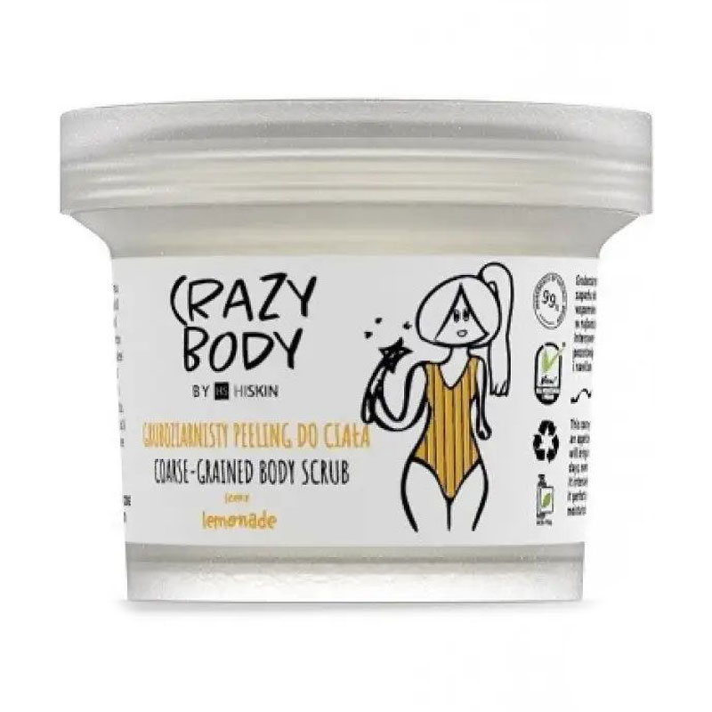 Скраб для тіла HiSkin Crazy Body Coarse Grained Body Scrub Lemonade крупнозернистий, 200мл