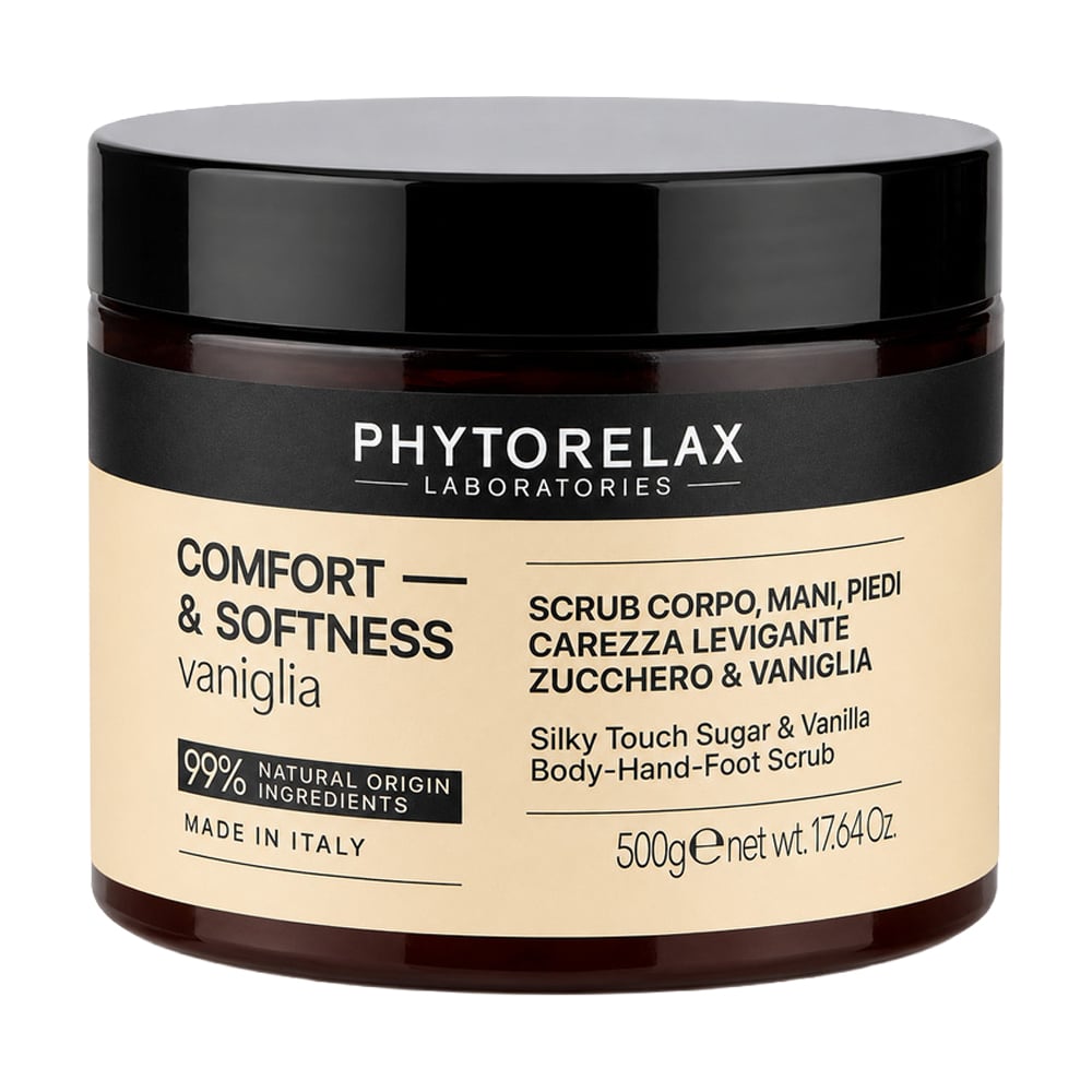 Скраб для тіла Phytorelax Laboratories Comfort &amp; Sofness Vanilla Body-Hand-Foot Scrub Ваніль, 500 г