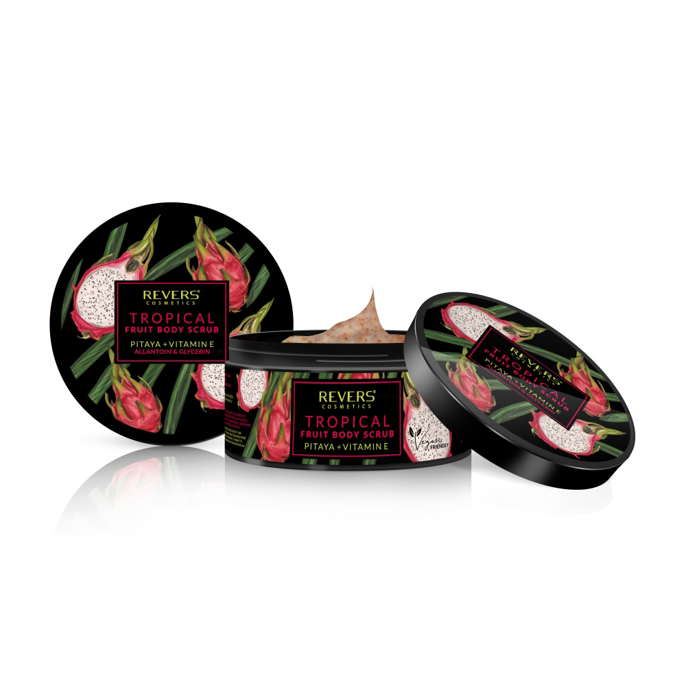 Скраб для тіла Revers Cosmetics Tropical Fruit Body Scrub Пітая, 200 мл