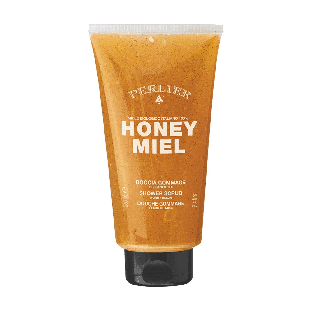 Скраб для ванни та душу Perlier Honey Miel Bath &amp; Shower Scrub, 250 мл