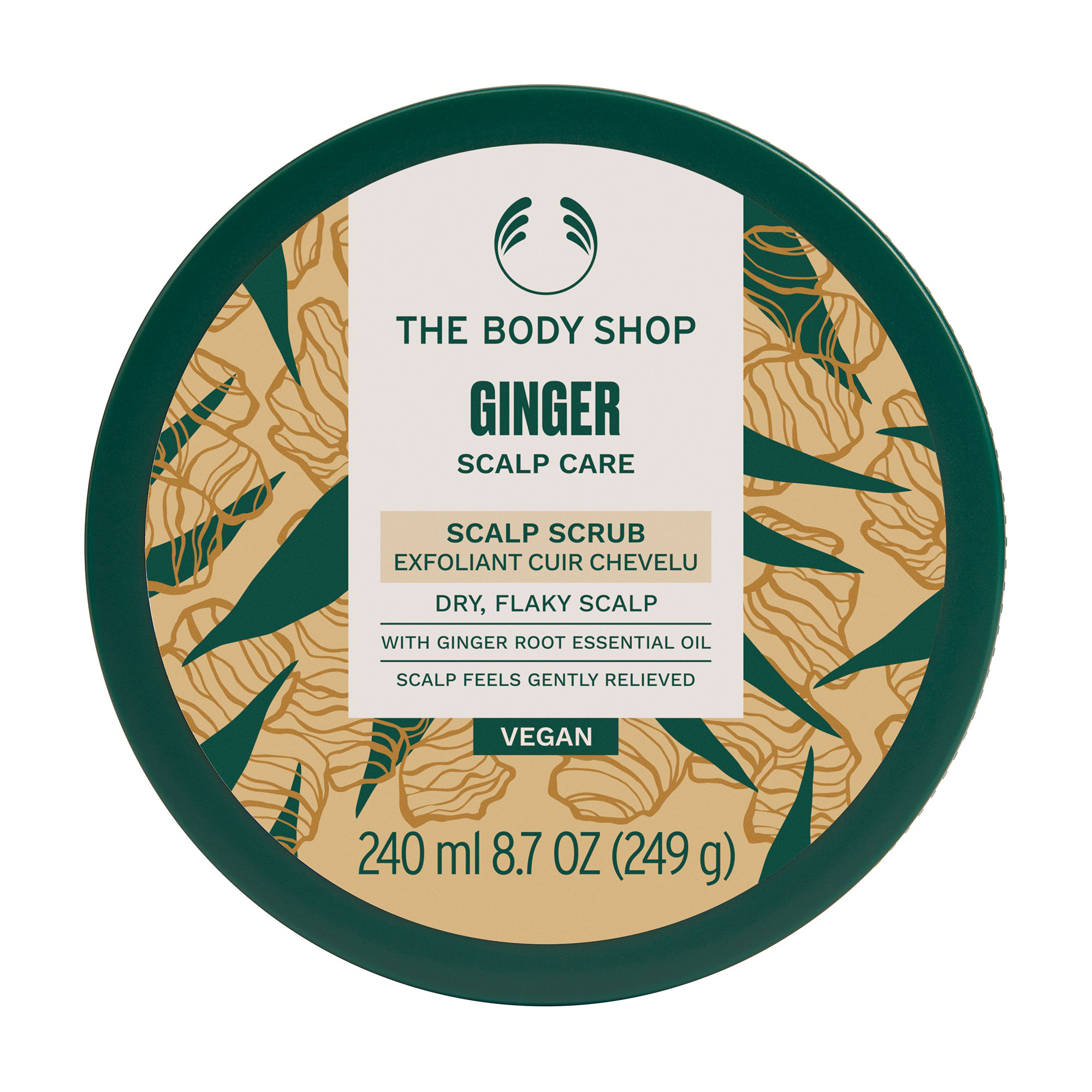 Скраб для волосся та шкіри голови The Body Shop Ginger Hair &amp; Scalp Scrub, 240 мл