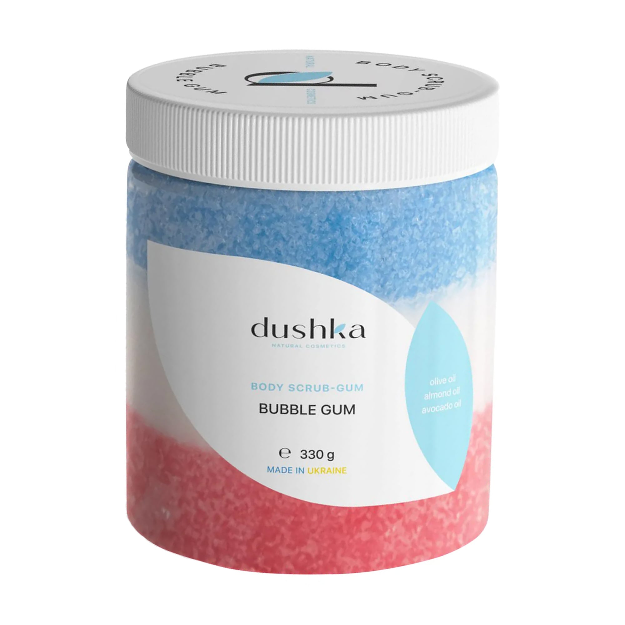 Скраб-жуйка для тіла Dushka Bubble Gum Body Scrub-Gum, 330 г