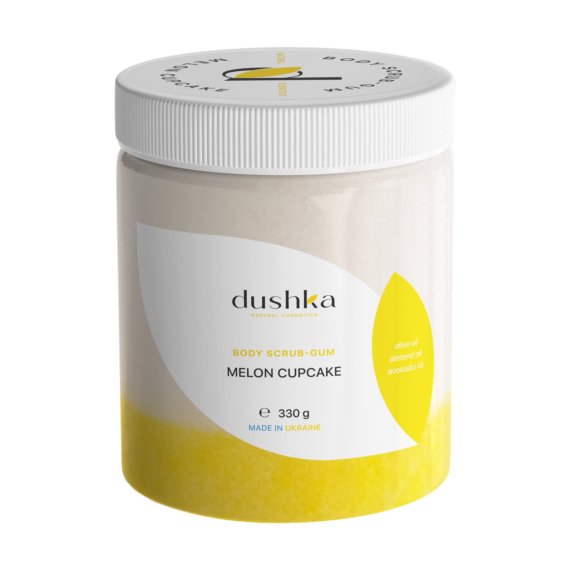 Скраб-жуйка для тіла Dushka Melon Cupcake Body Scrub-Gum, 330 г