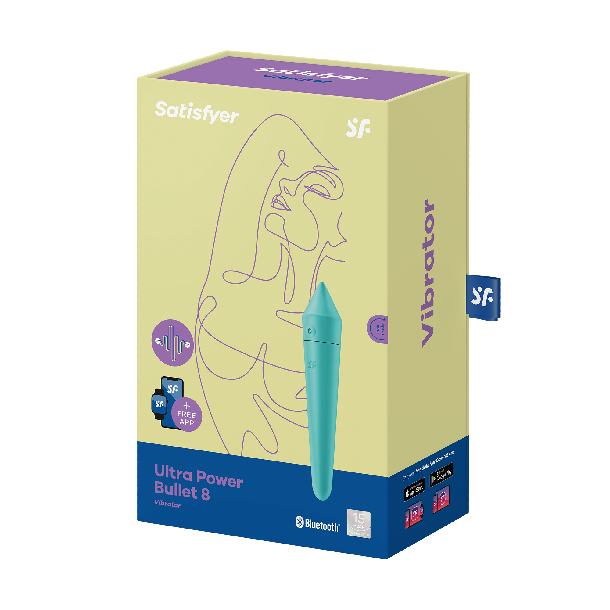 Смарт-віброкуля Satisfyer Ultra Power Bullet 8 Vibrator бірюзова, 1 шт