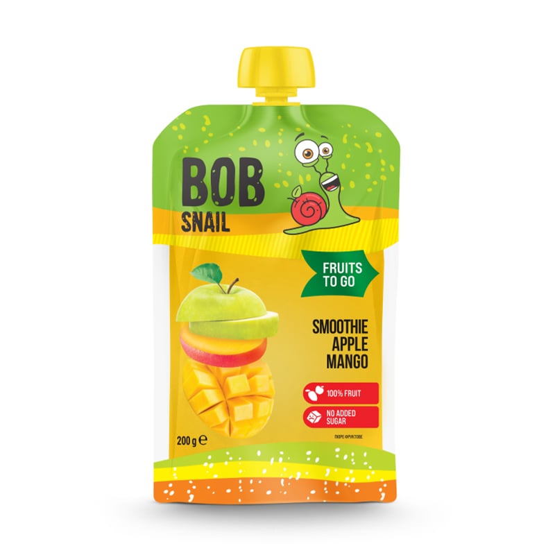 Смузі Bob Snail Яблуко-манго, 200 г