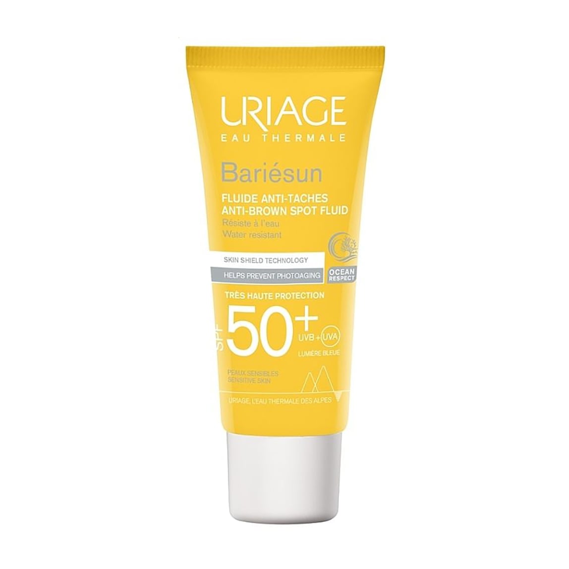 Сонцезахисна емульсія для обличчя Uriage Bariesun Anti-Brown Spot Fluid SPF 50+ проти пігментних плям, 40 мл